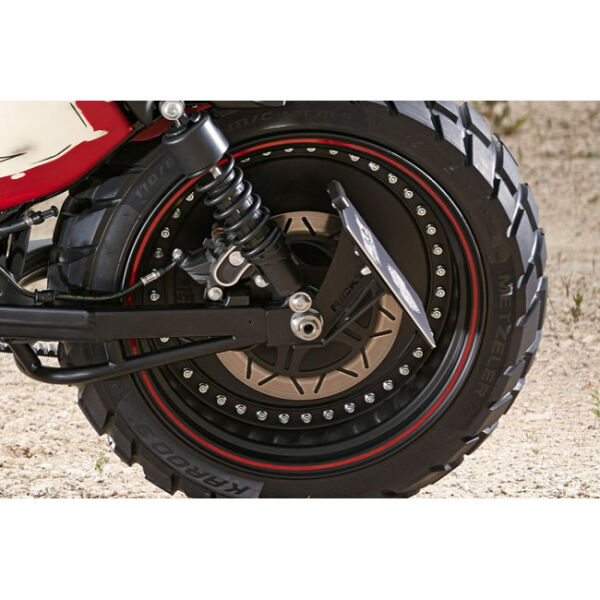 *14 DAYS EXTRA TRANSIT TIME* Ricks Motorcycles, side mount license plate kit short.Black