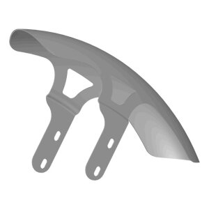 Ricks Motorcycles, 23" front fender. Steel