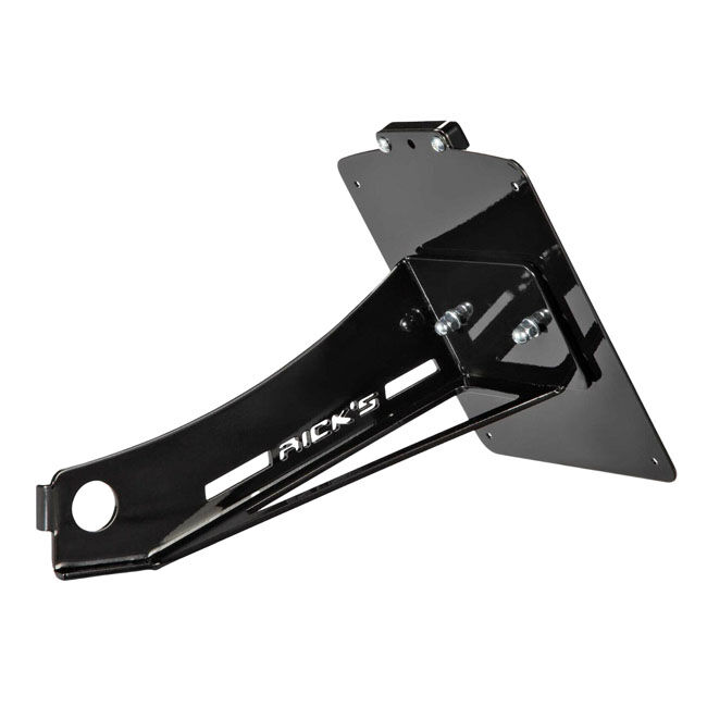*14 DAYS EXTRA TRANSIT TIME* Ricks Motorcycles, side mount license plate kit. Black