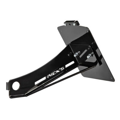 *14 DAYS EXTRA TRANSIT TIME* Ricks Motorcycles, side mount license plate kit. Black
