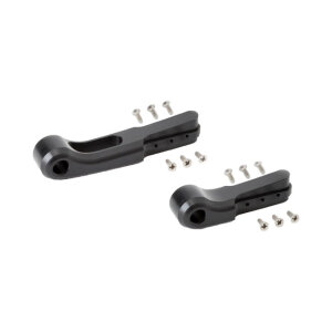 Ricks Motorcycles, Good Guys brake & clutch lever set Black