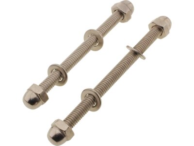 Gas Tank Mounting Screw Kits Supplied are 1 threaded rod, 2 cap nuts and 2 washers Stainless Steel