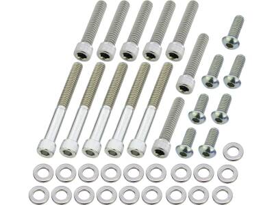 Primary Cover Screw Kit For Dyna, Softail Stainless Steel