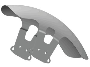 Steel Front Fender for Softail Models For Fat Boy Raw 23"