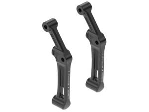 Club Style Radial Brake Caliper Adapter For 292 and 300 mm (spacers included) rotors Gloss Black Anodized Dual Disc Front