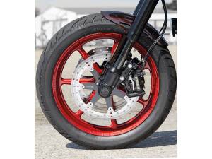 Club Style Radial Brake Caliper Adapter For 292 and 300 mm (spacers included) rotors Gloss Black Anodized Dual Disc Front