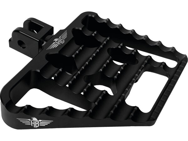 V1 Performance Mini Floorboards Black Satin Anodized