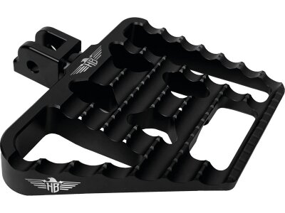 V1 Performance Mini Floorboards Black Satin Anodized