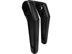 Performance Club Style Riser Kit 9" Height, 1" Handlebar Clamp without Instrument Black Satin