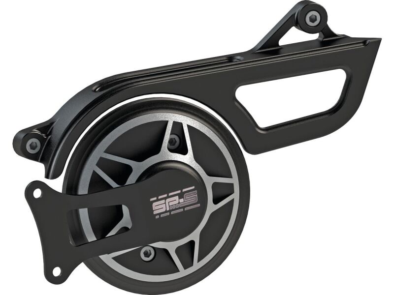 Front Pulley Cover for Sportster S and Nightster SP-S Design Black Cut