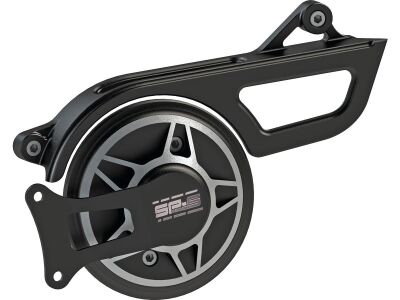 Front Pulley Cover for Sportster S and Nightster SP-S Design Black Cut