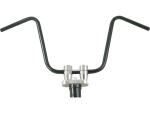 400 Ape Hanger Handlebar Dimpled 3-Hole Black Powder Coated 1" Throttle By Wire