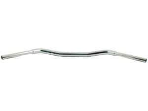 1 1/4" Fat Flyer Bar Handlebar with 1 1/4" Clamp Diameter Dimpled 3-Hole Chrome 1 1/4" 1000 mm Throttle By Wire