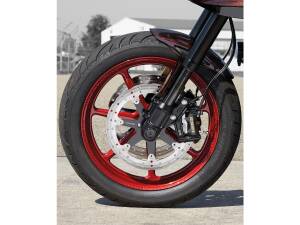 Seven Sins Wave Design Floating Brake Disc Black Inner Carrier 13" Front