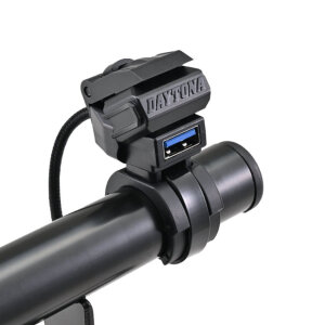 Daytona, handlebar mounted USB-A charge port kit
