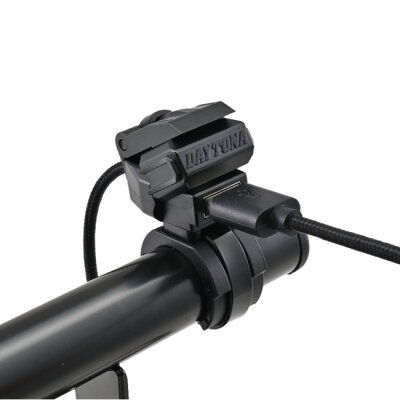 Daytona, handlebar mounted USB-A charge port kit