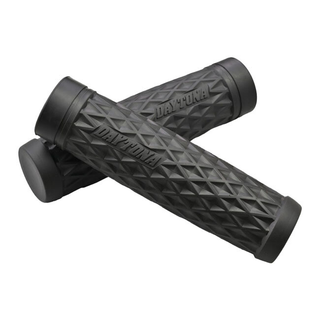 Daytona, 1" Grippy Grip set. GRID. Black