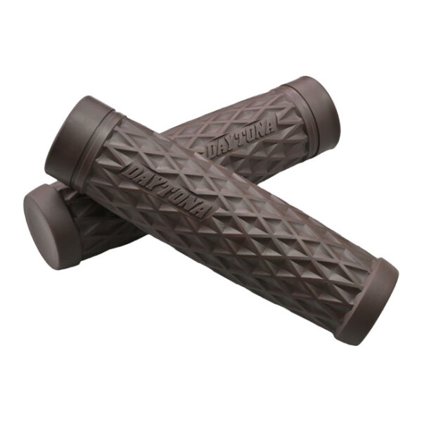 Daytona, 1" Grippy Grip set. GRID. Brown