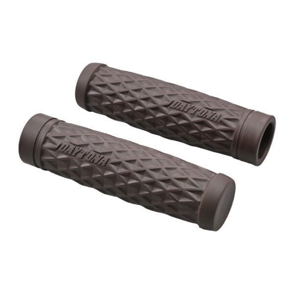 Daytona, 1" Grippy Grip set. GRID. Brown