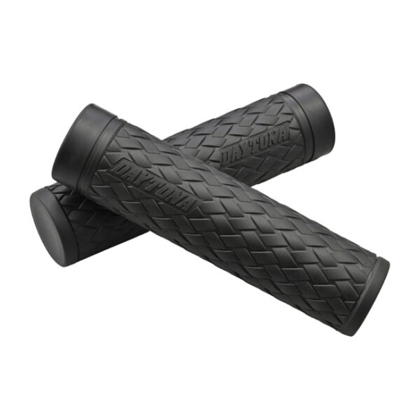 Daytona, 1" Grippy Grip set. KNIT. Black