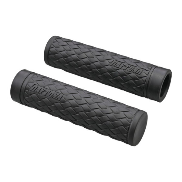 Daytona, 1" Grippy Grip set. KNIT. Black