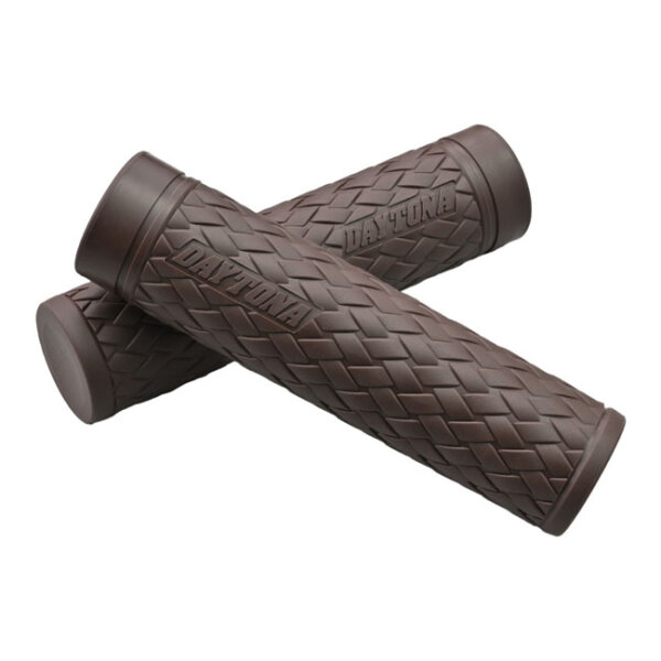 Daytona, 1" Grippy Grip set. KNIT. Brown