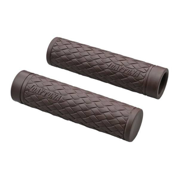 Daytona, 1" Grippy Grip set. KNIT. Brown