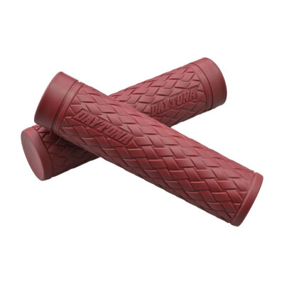 Daytona, 1" Grippy Grip set. KNIT. Dark red
