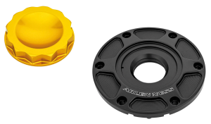 12PT Gas Cap Vented Gold FLH/T24-Up (DE)