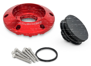 Pop-Up Gas Cap Vented Red FLH/T24-Up (DE)