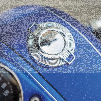 Bar Gas Cap Vented Chrome HD97-Up (FR)