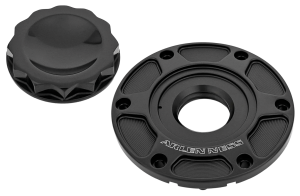 12PT Gas Cap Vented Black FLH/T24-Up (FR)