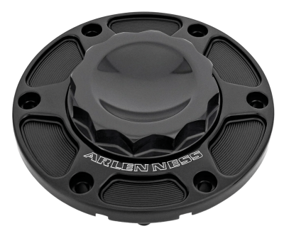 12PT Gas Cap Vented Black FLH/T24-Up (FR)