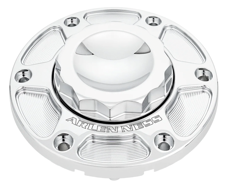 12PT Gas Cap Vented Chrome FLH/T24-Up (FR)