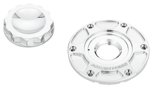 12PT Gas Cap Vented Chrome FLH/T24-Up (FR)