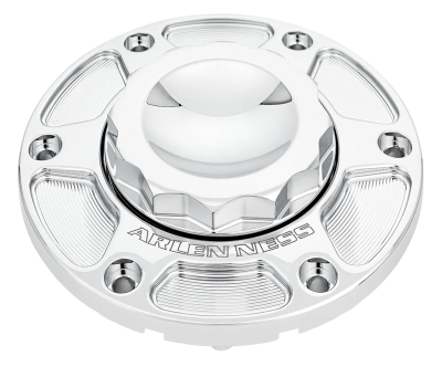 12PT Gas Cap Vented Chrome FLH/T24-Up (FR)