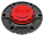 12PT Gas Cap Vented Red FLH/T24-Up (FR)