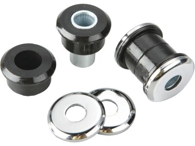 Handlebar Damper Kit Chrome Cup Washers Chrome