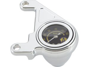 Radius Oil Pressure Gauge Kit Chrome