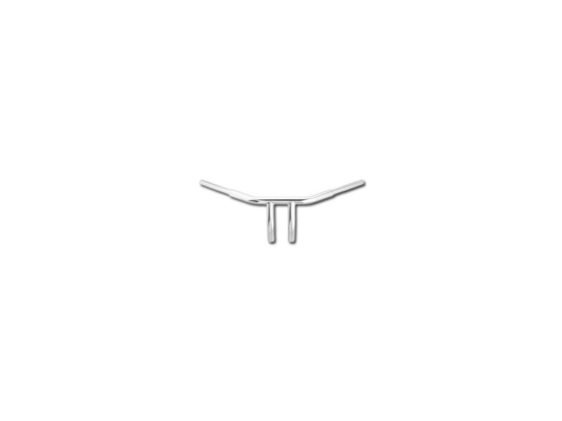 1 1/4" Chubby Pullback Drag Handlebar Non-Dimpled 3-Hole Chrome 1 1/4" Throttle By Wire Throttle Cables
