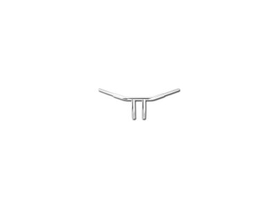1 1/4" Chubby Pullback Drag Handlebar Non-Dimpled 3-Hole Chrome 1 1/4" Throttle By Wire Throttle Cables