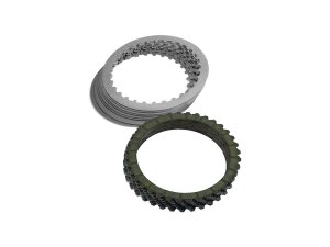 Extra-Plate Clutch Kit Kit consists of 9 aramid friction...