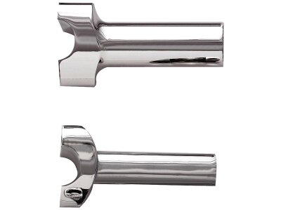 1.5 Chubby Straight Risers Chrome 1"