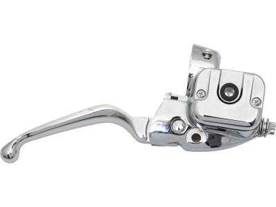 96-up Smooth Contour Brake Master Cylinder Kit Chrome 9/16" 1" Single Disc