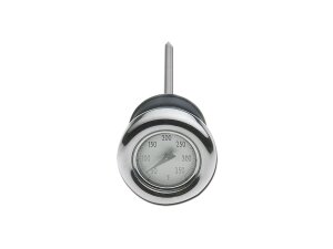 Temperature Gauge Dipstick, Chrome with White Fahrenheit...