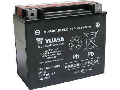 Maintenance Free High Performance YTX20HL-BS Battery Dry Battery with Acid Pack Lead Acid, 310 A, 18.9 Ah  inkl. 7,50 Euro Batteriepfand