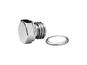 Drain Plug and Brass Gasket for Transmission, Motor Case,...