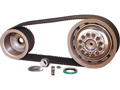 3" Wide Open Primary Drive Kits for Kick Start Applications 47 Tooth Front/72 Tooth Rear, 141 Tooth 3" Belt