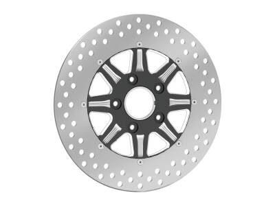 Velocity 2-Piece Brake Rotor Black Stainless Steel 11,5" Rear