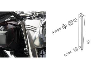 Hardware Kit for FLST W/O Lightbar Windshield Mount Kit...